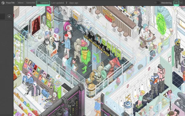 A still from Floor796