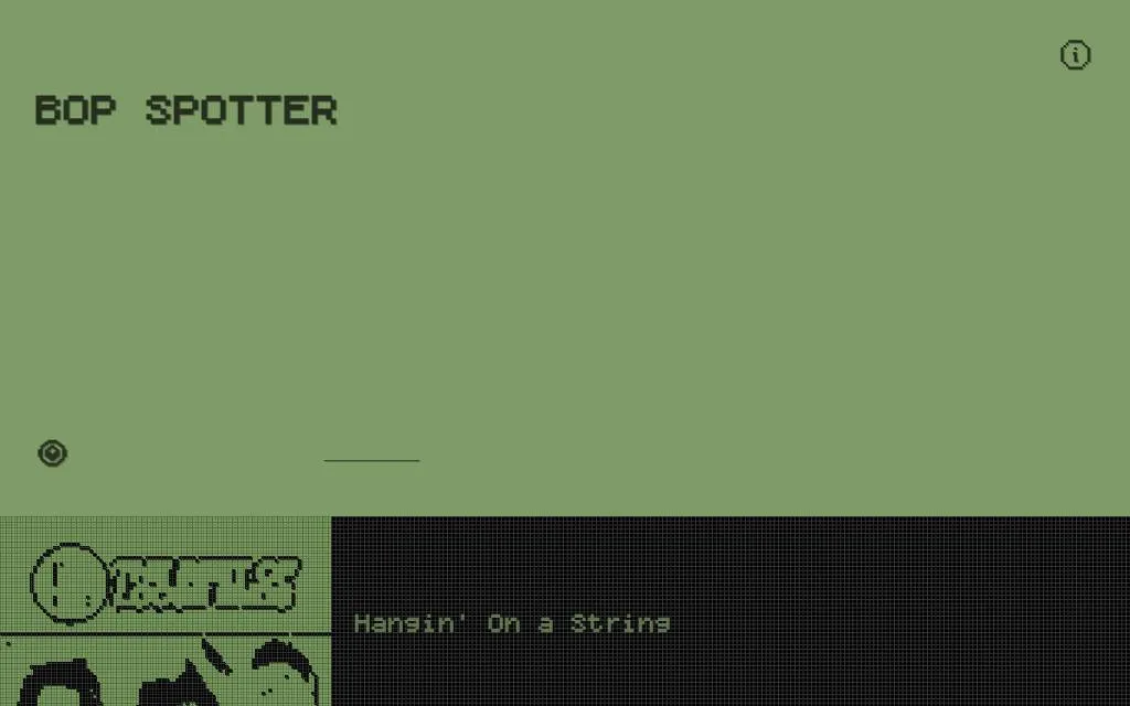 A still from Bop Spotter