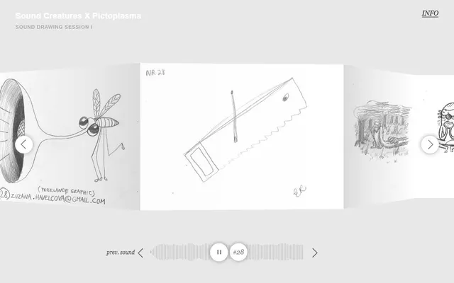 A still from Sound Creatures X Pictoplasma