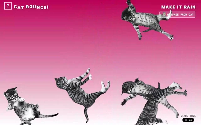 A still from Cat Bounce