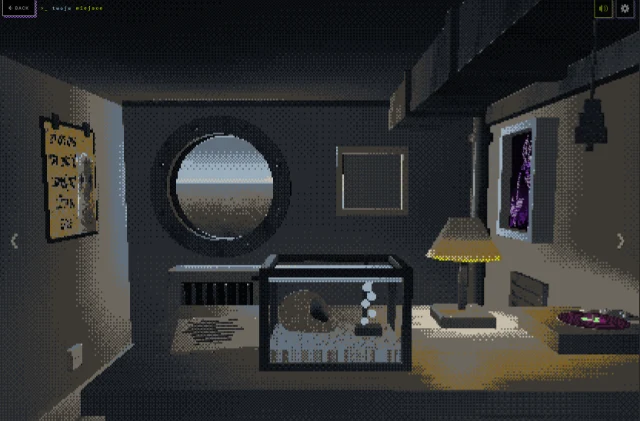 A still from rzękulec. - an interactive diary of strange transmissions