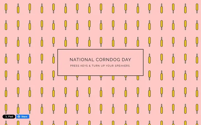 A still from National Corndog Day Party
